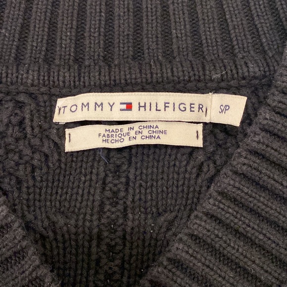 Tommy Hilfiger Cropped Knit Cardigan - Picture 2 of 3